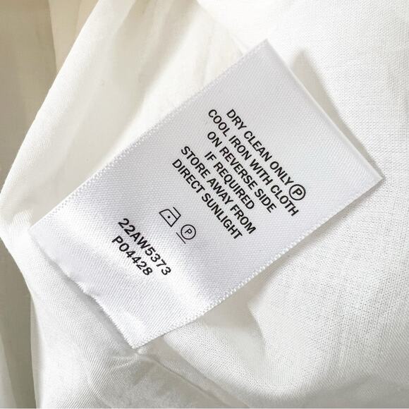 Aje Fallingwater Gathered Mini Dress Ivory Size 4 NWT - Picture 13 of 14